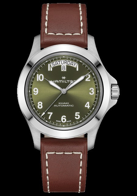 Khaki Field King Day-Date Automatic