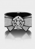 Manchette Nœud de Camélia Diamants