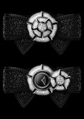 Nœud de Camélia Embroidered Cuff