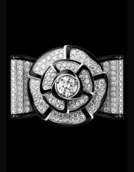 Nœud de Camélia Diamonds Ring