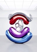Classic Fusion Balloon Dog by Jeff Koons Rouge