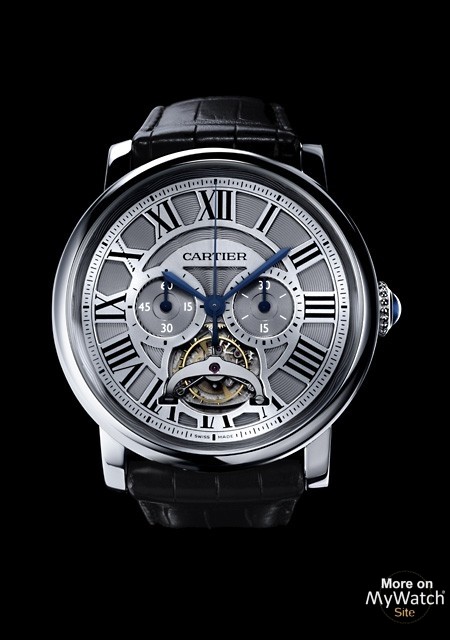 Rotonde de Cartier tourbillon chronographe monopoussoir