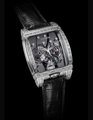 Golden Tourbillon Panoramique Grey Sapphire