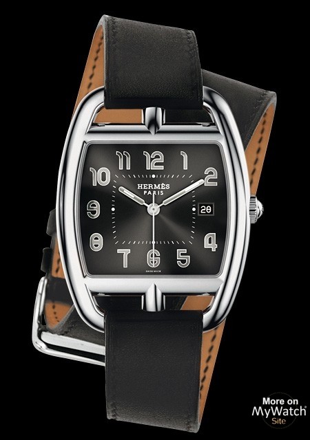 Watch Hermès Cape Cod Tonneau  Cape Cod Large Model - Steel