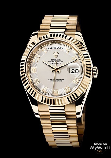 rolex day date ii gold