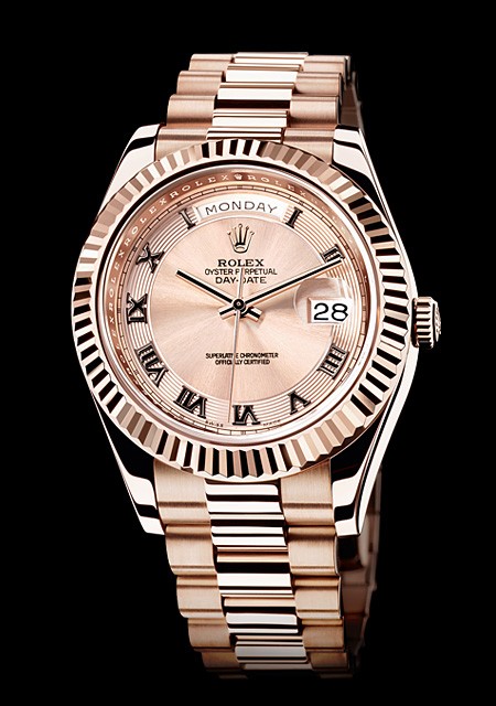 Watch Rolex Day-Date II | Oyster Perpetual 218235-83215 Everose gold