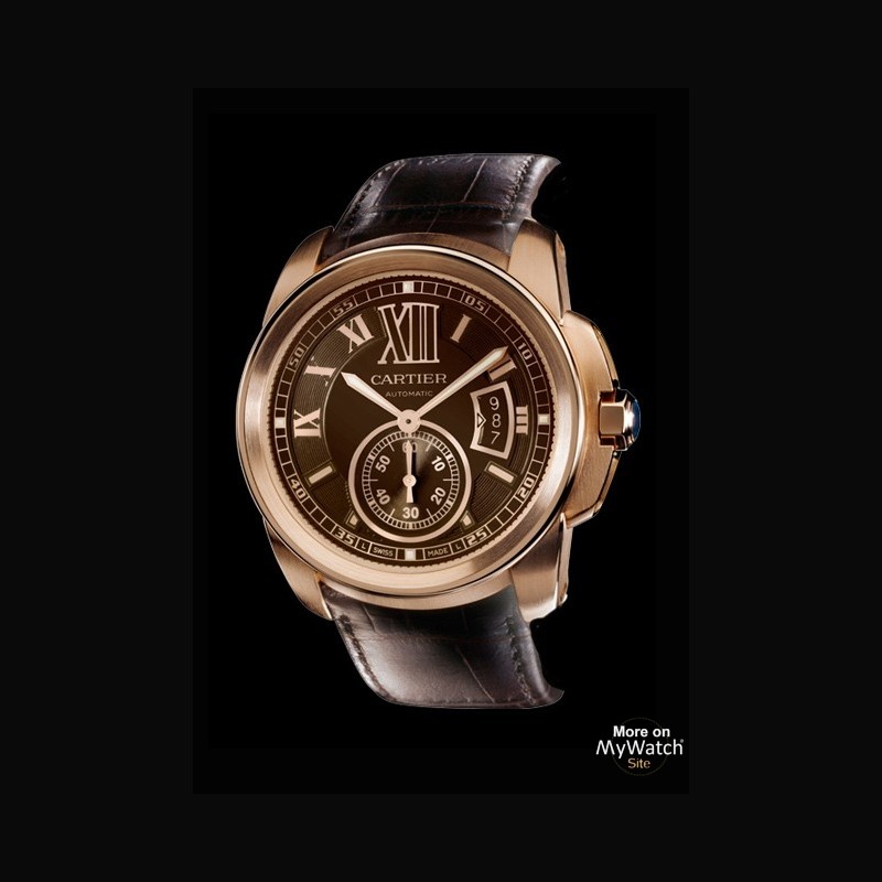 cartier calibre pink gold