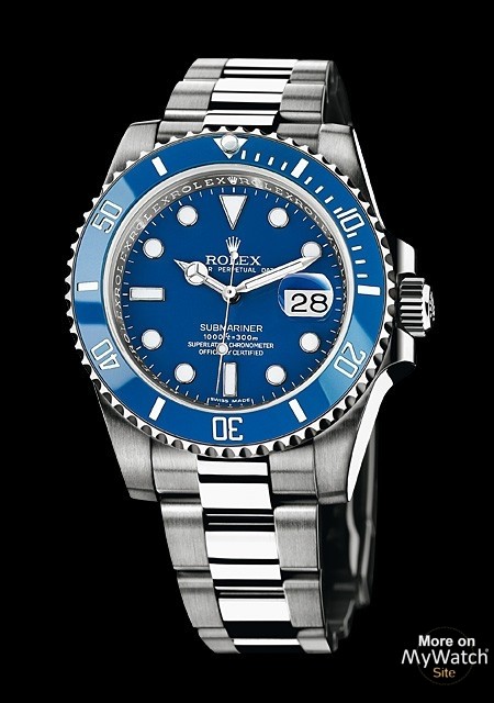 rolex submariner date blue