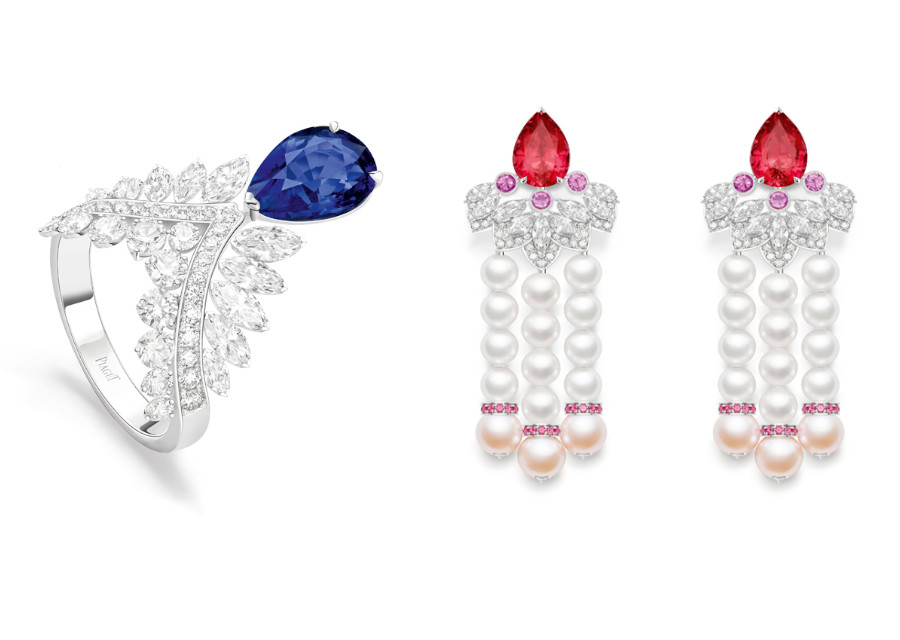 Duo Piaget Joaillerie Collection Wings of lights - Bague et boucles d'oreilles