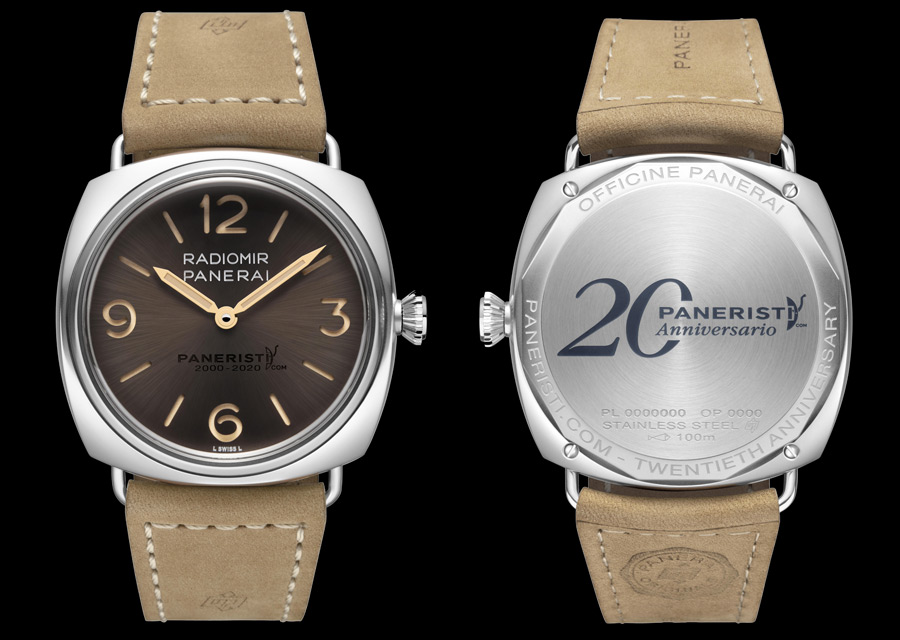 la Radiomir Venti de Panerai met à l'honneur Paneristi.com pour ses 20 ans