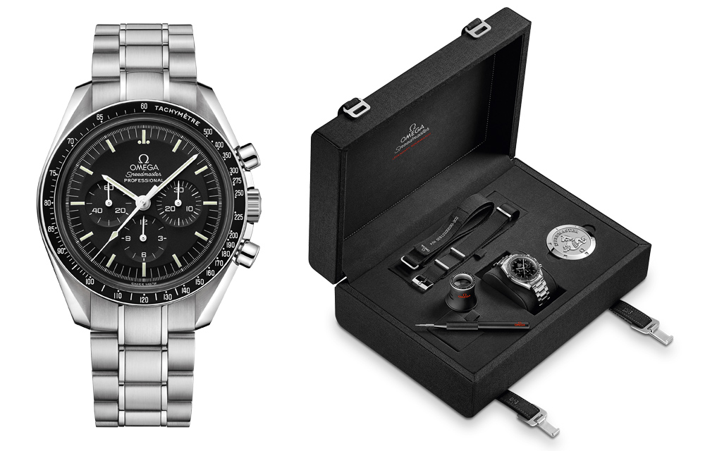 L'Omega Speedmaster Moonwatch était livrée dans un coffret spécial