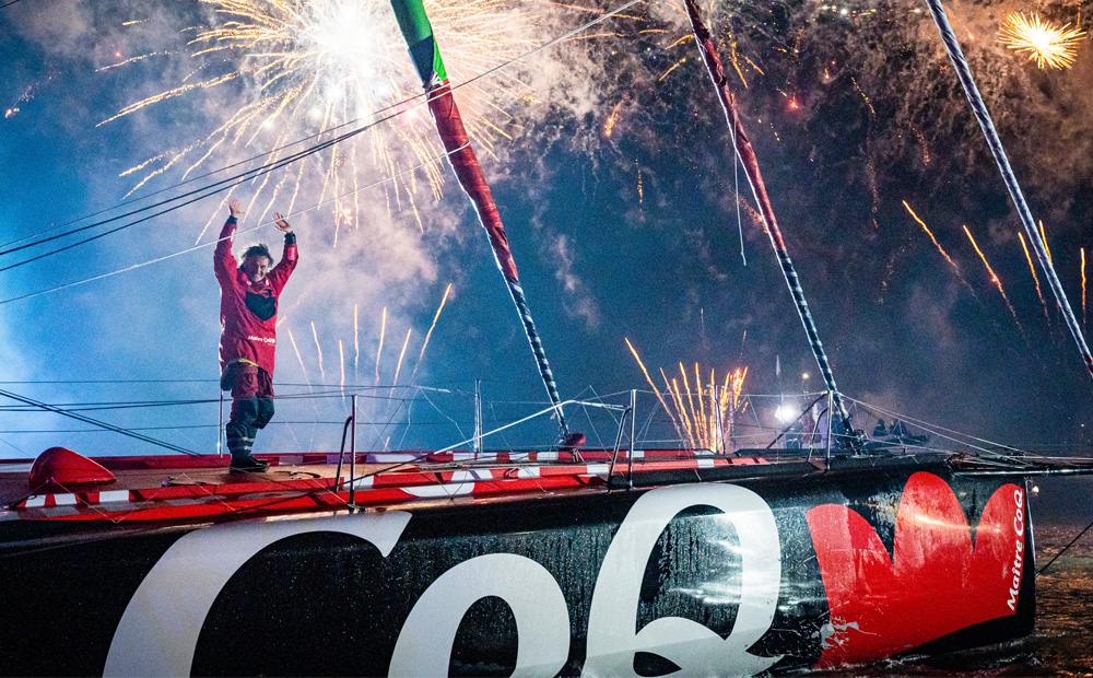 Yannick Bestaven, grand vainqueur du Vendée Globe