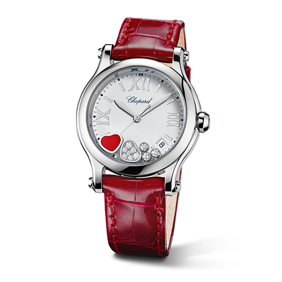 Montre Happy Sport – Happy Heart de Chopard saint-valentin