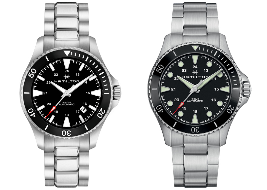 Les différences entre le modèle Hamilton Khaki Navy Scuba de 41 mm et le nouveau de 43 mm