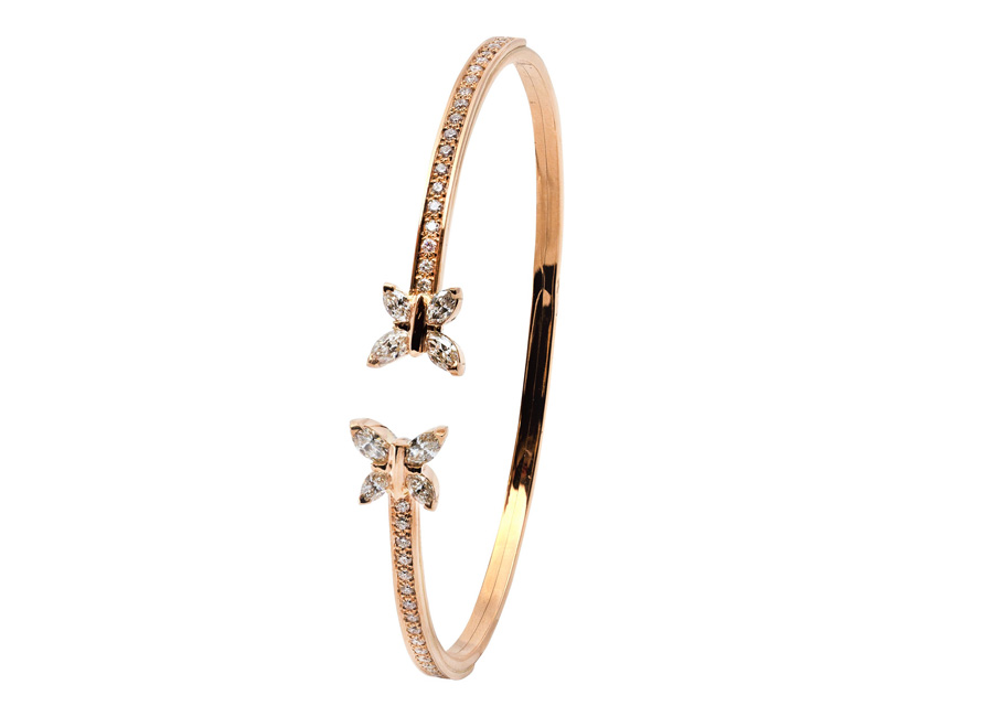 La bracelet de la collection Papillon by Dubail