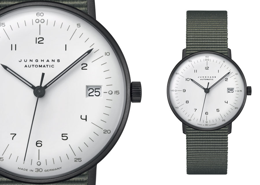 Chez Junghans, la montre Max Bill Kleine Automatic est très épurée