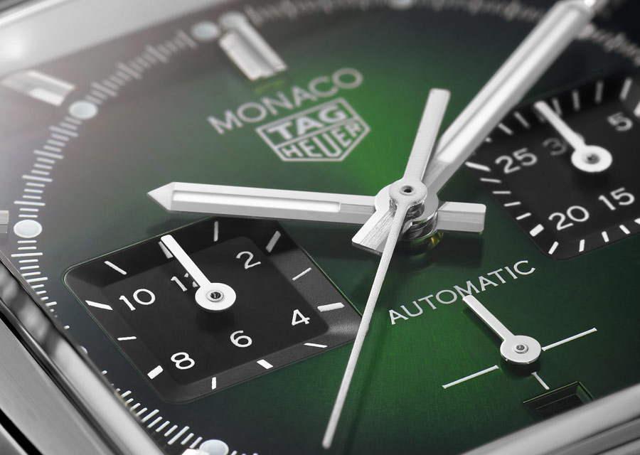 La nouvelle TAG Heuer Monaco Green Dial