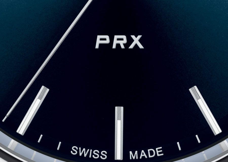 Le nom de la Tissot PRX évoque ses performances : robustesse, précision et étanchéité à 10 bars