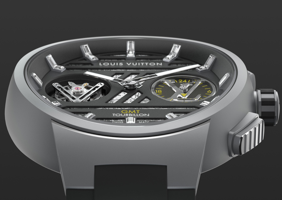 Louis Vuitton uses advanced materials and watchmaking skills in £236,000  Tambour Curve Flying Tourbillon