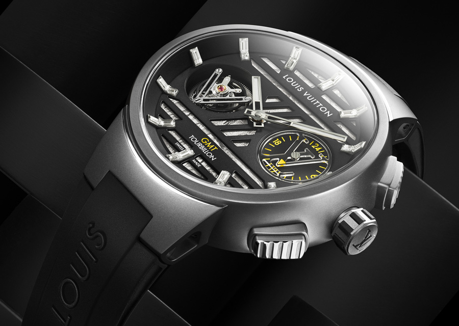 New Louis Vuitton Tambour Curve Flying Tourbillon Poinçon