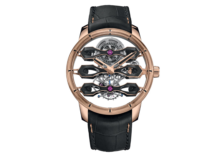 Girard-Perregaux présente sa nouvelle Tourbillon Sous Trois Ponts volants au Geneva Watch Days