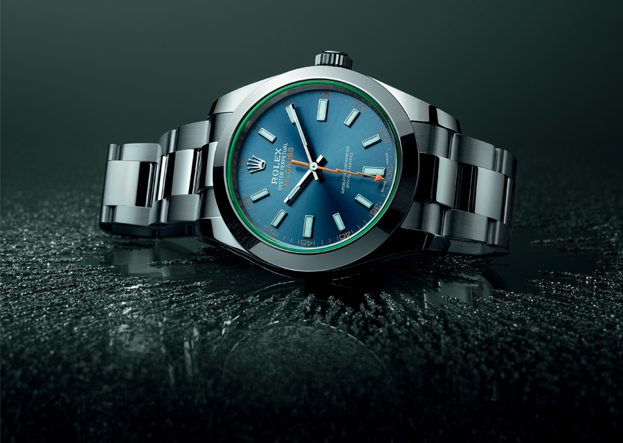 Montre Rolex Milgauss à cadran bleu Z