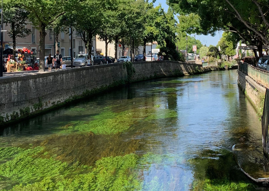 Les bords de l'Isle-sur-la-Sorgue