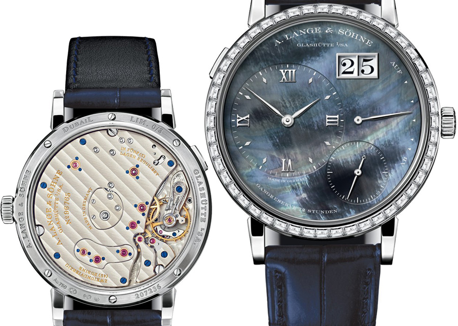 A. Lange & Söhne Grande Lange 1 Edition Dubail sertie baguette