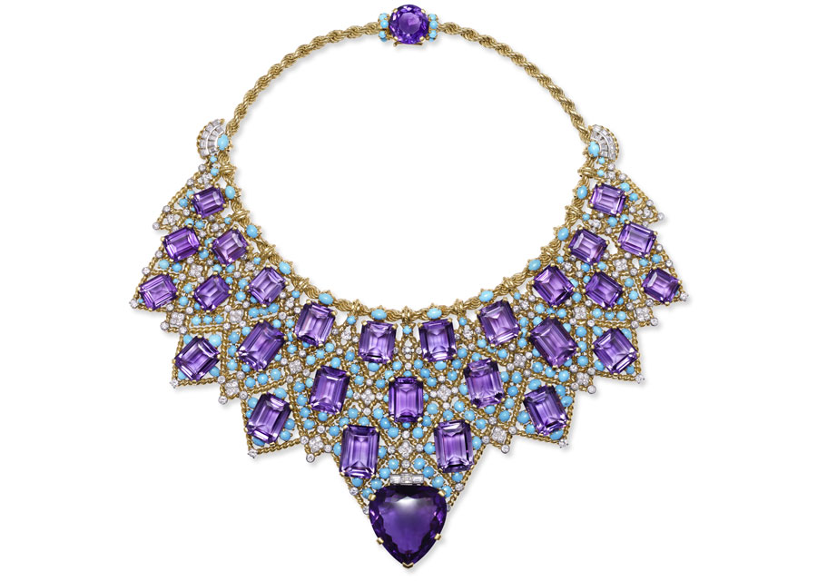 Expo Mode : Collier draperie — Cartier, Paris, commande de 1947