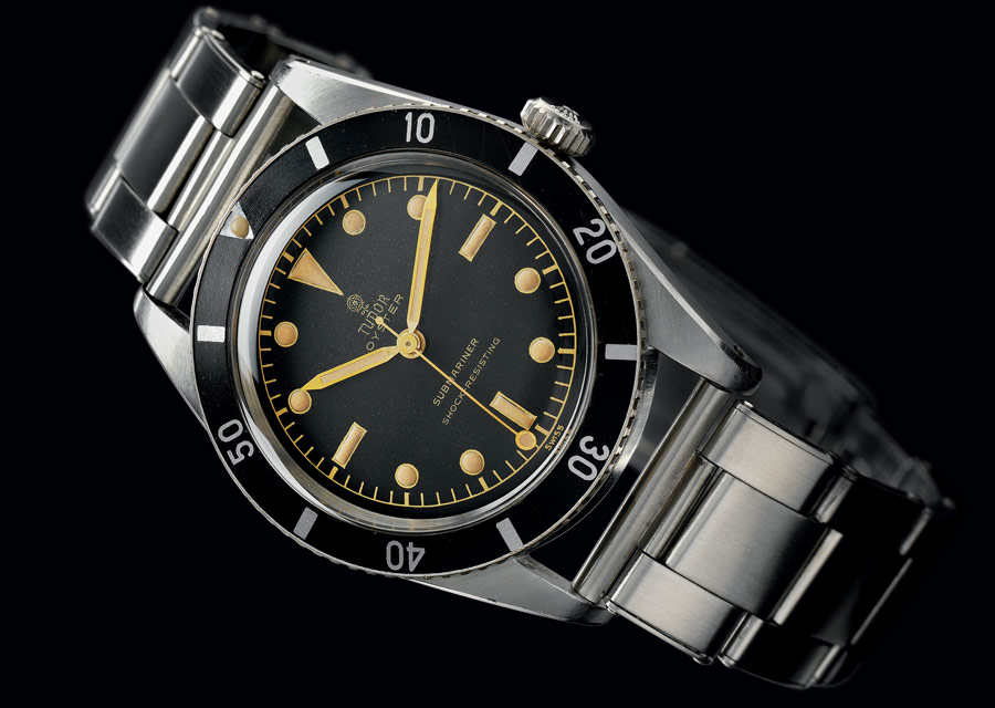 montre de plongée Tudor Oyster Submariner de 1955