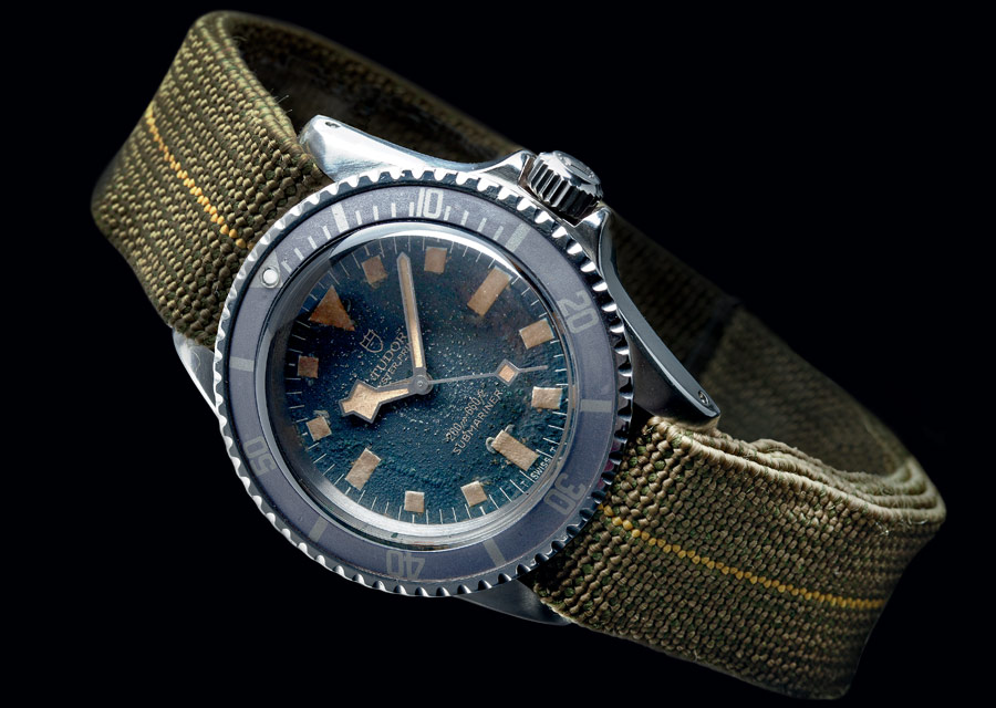 Tudor Oyster Prince Submariner de 1977 avec aiguilles snowflake et sangle de parachute