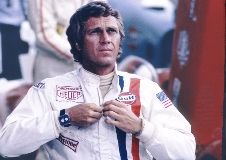 Steve McQueen avec sa Monaco le film Le Mans