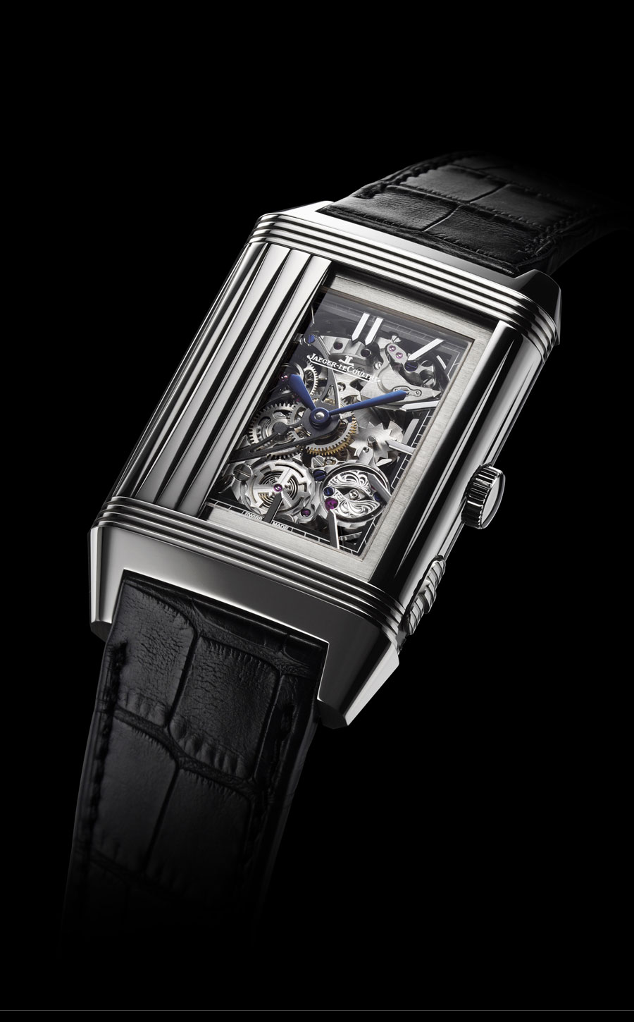 La montre Jaeger-LeCoultre Reverso Répétition Minutes à Rideau.