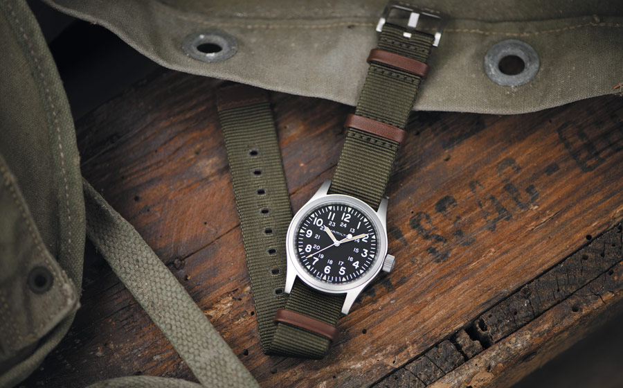 La Khaki Field Hamilton est une des montres militaires les plus connues