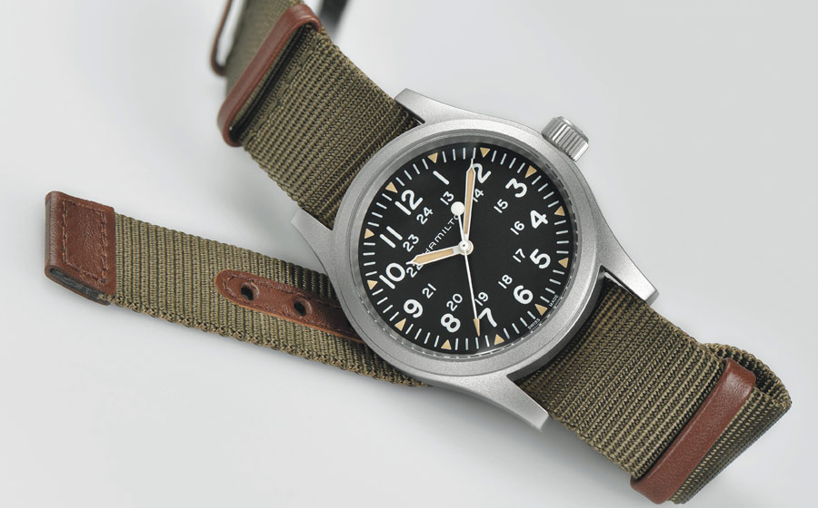 La Khaki Field Hamilton est une des montres militaires les plus connues