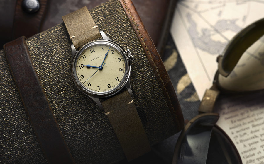 Longue tradition de montres militaires chez Longines qui propose cette Heritage Military inspirée d'un modèle des années 40
