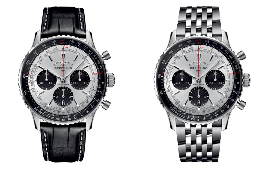 Versions panda de la nouvelle collection Navitimer de Breitling