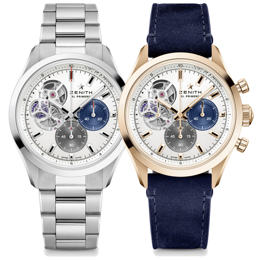 Zenith Chronomaster Open en acier ou en or rose Watches & Wonders 2022