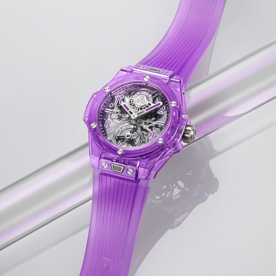 La Hublot Big Bang Tourbillon Automatic Purple Sapphire