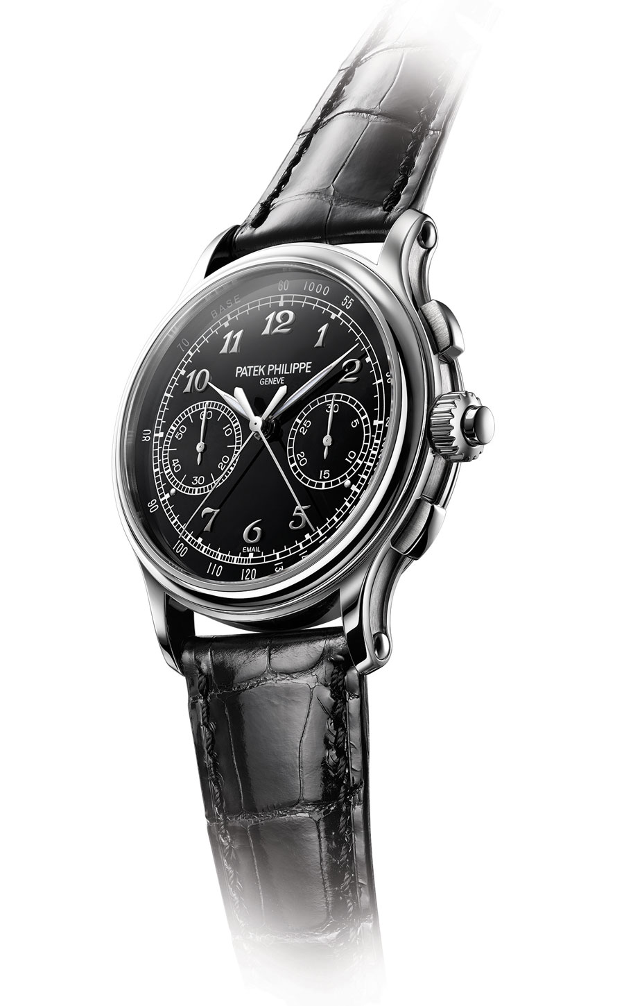 Chronographe à rattrapante de chez Patek Philippe.