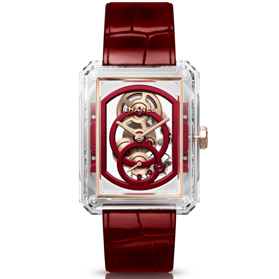 La Montre Boy·Friend X-Ray Squelette Édition Rouge