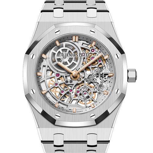 La Montre de l'année 2022 - Gagnante catégorie de 50 001 € à 100 000 €, Audemars Piguet Royal Oak "Jumbo" Extra-Plat Squelette "50 ans"