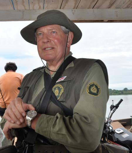 Colonel John Blashford-Snell during his 2011 Amazonian mission