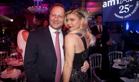 Fergie with Olivier Perruchot, Directeur Général Piaget France et Royaume-Uni.