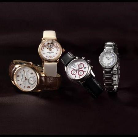 The Maxime Manufacture Automatique, the Love Heart Beat Vanille Exquise, the Junior Chronographe et the Junior Lady.