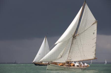 Off the Isle of Wight, 71 classic and vintage yachts competed in the British Panerai Classic Week 2011 event.