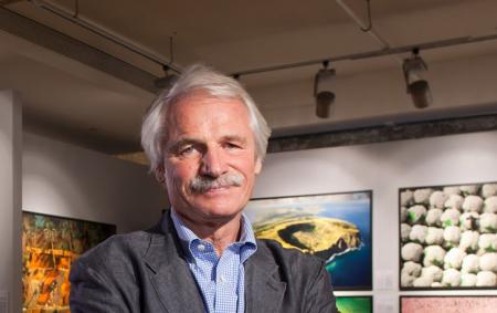 Yann Arthus-Bertrand at the Swatch Art Peace Hotel de Shanghai.