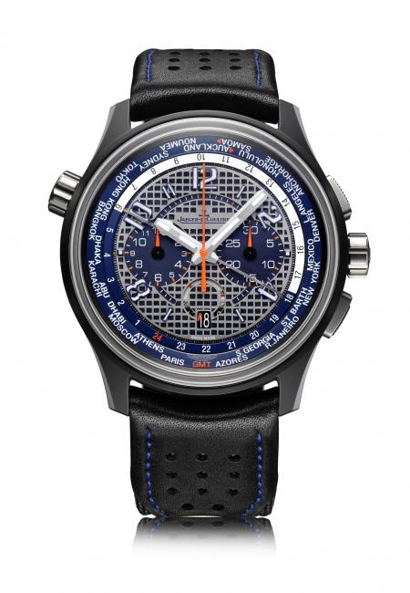 The AMVOX5 World Chronograph LMP1 (Réf. Q193J480, 250-piece limited series) celebrates 7 years partnership between Jaeger-LeCoultre and Aston Martin Racing.