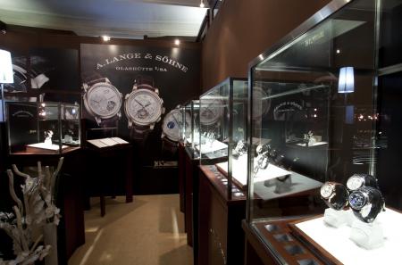 The A.Lange & Söhne's stand at the Les Montres'tradeshow.