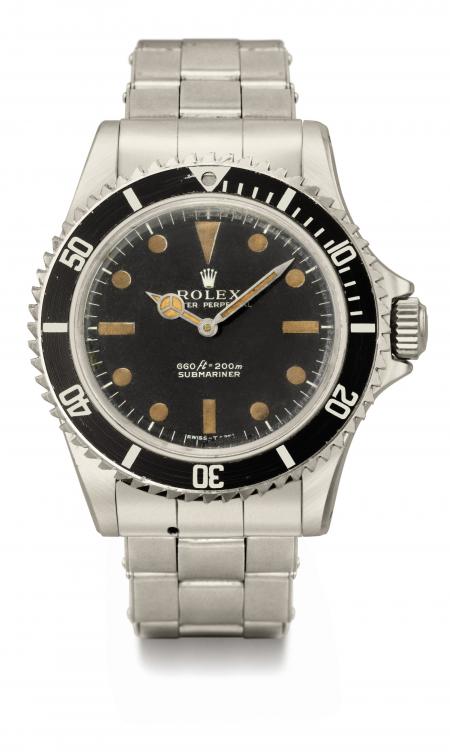 The Rolex Submariner worn by Roger Moore in the film 'Live and Let Die' in which he played James Bond. ©Christie's Images LTD. 2011